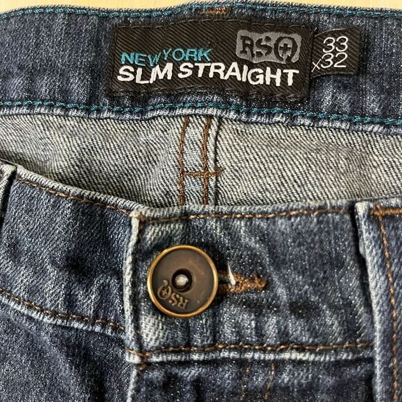 RSQ New York Slim Straight Size 33/32 - Picture 11 of 16